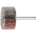 Pferd 1-1/2" x 1" Mounted Flap Wheel - 1/4" Shank - Aluminum Oxide - 80 Grit 45233